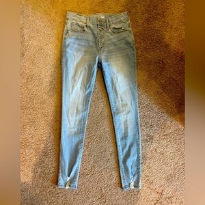 Old Navy High Rise Blue Jeggings